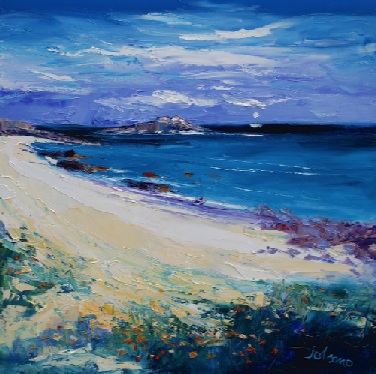 Atlantic Moon St. Columba's Beach Iona 24x24 Atlantic Moon St. Columba's Beach Iona 24x24